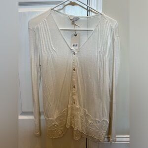 BRAND NEW Lucky Brand Long sleeve top